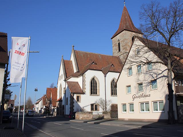 The Egidienkirche church in Eltersdorf.